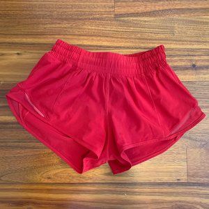 Lululemon Red Hotty-Hot Shorts | 2.5"